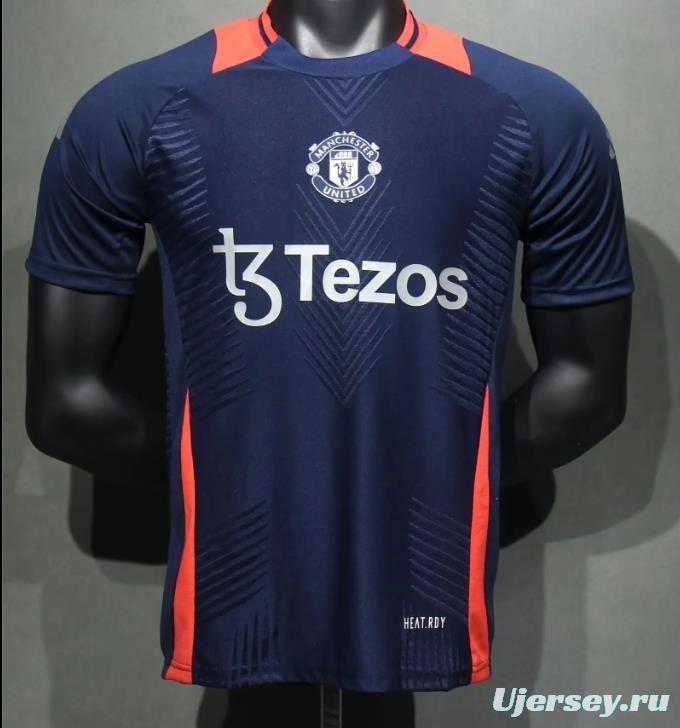 Player Version 24/25 Manchester United Navy Pre-Match Jersey