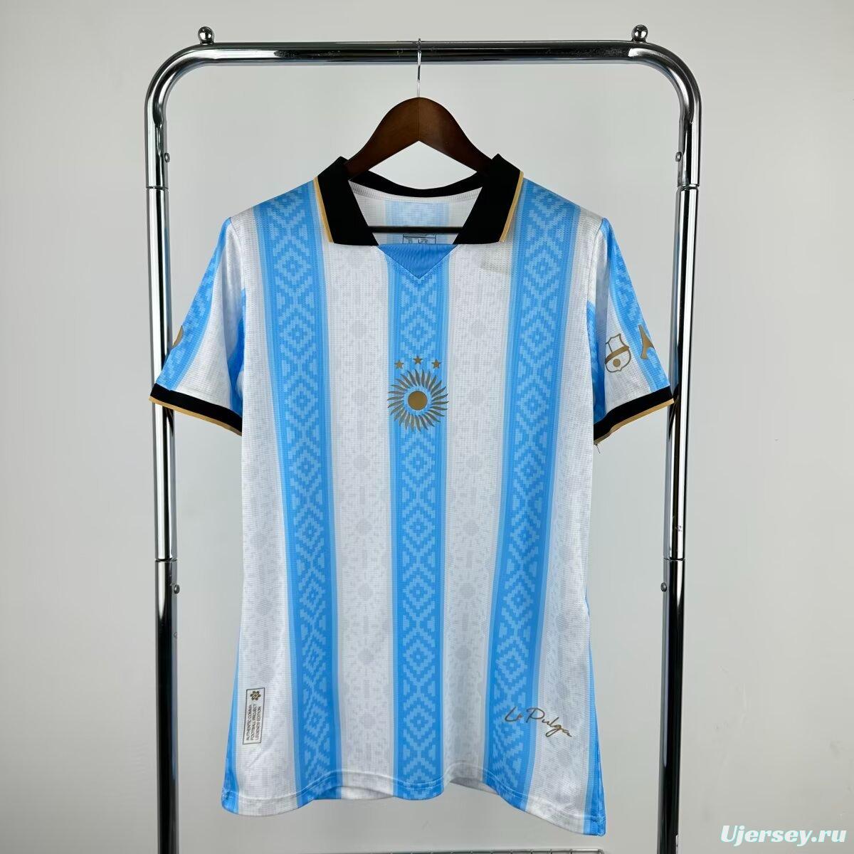 Player Version 2025 Argentina Home Jersey