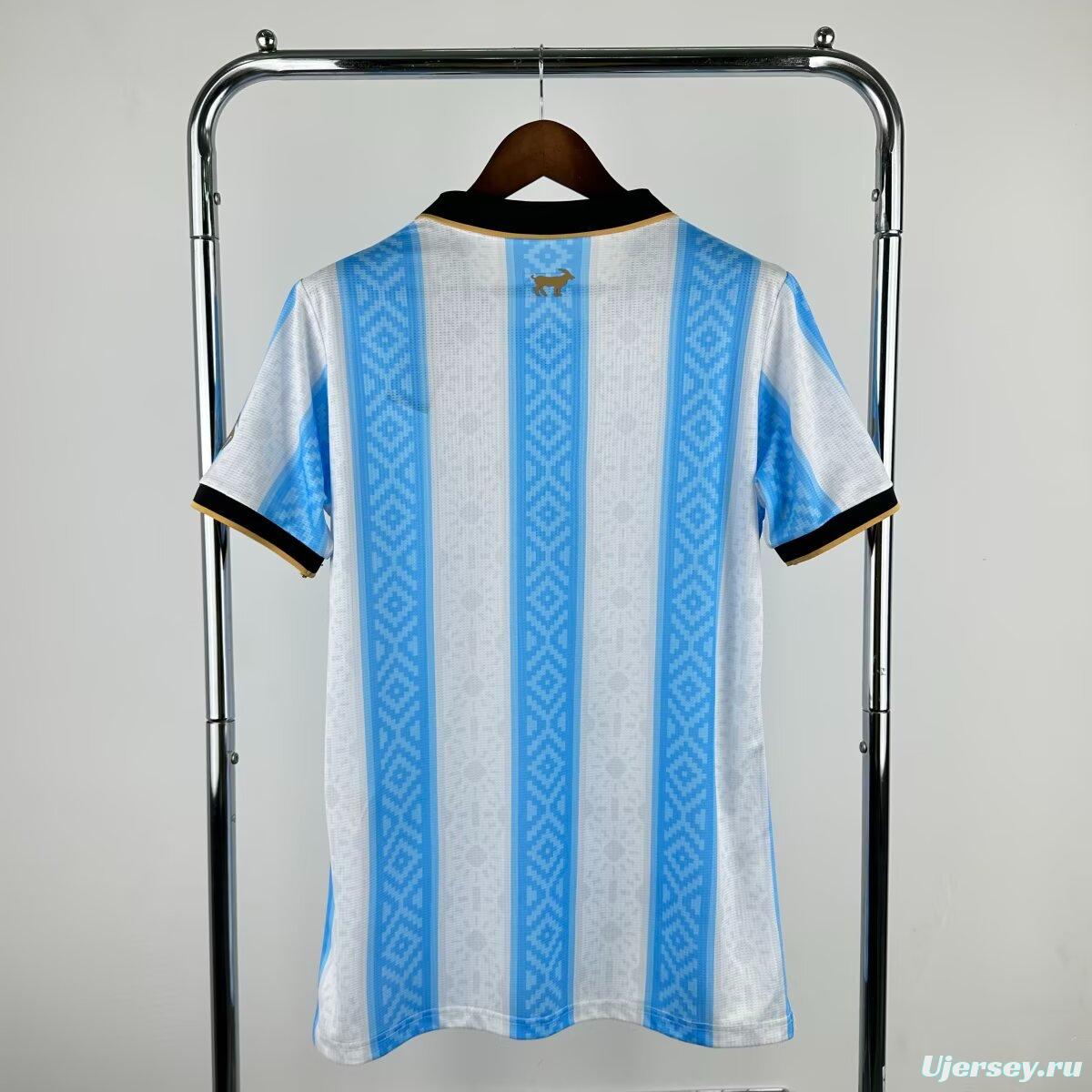 Player Version 2025 Argentina Home Jersey