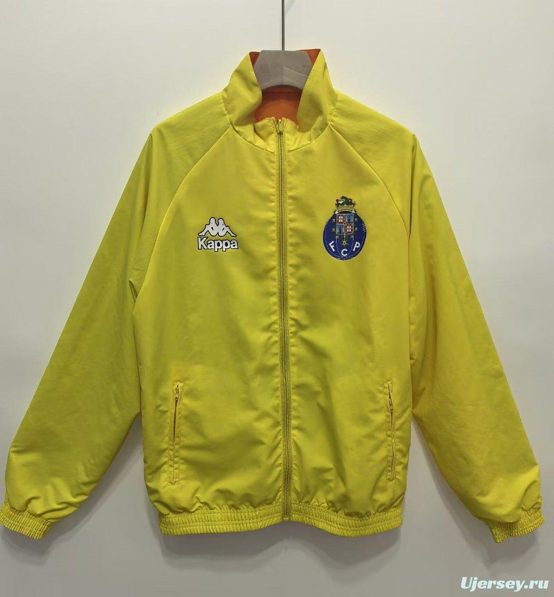 24/25 Porto Orange/Yellow Reversible Windbreaker