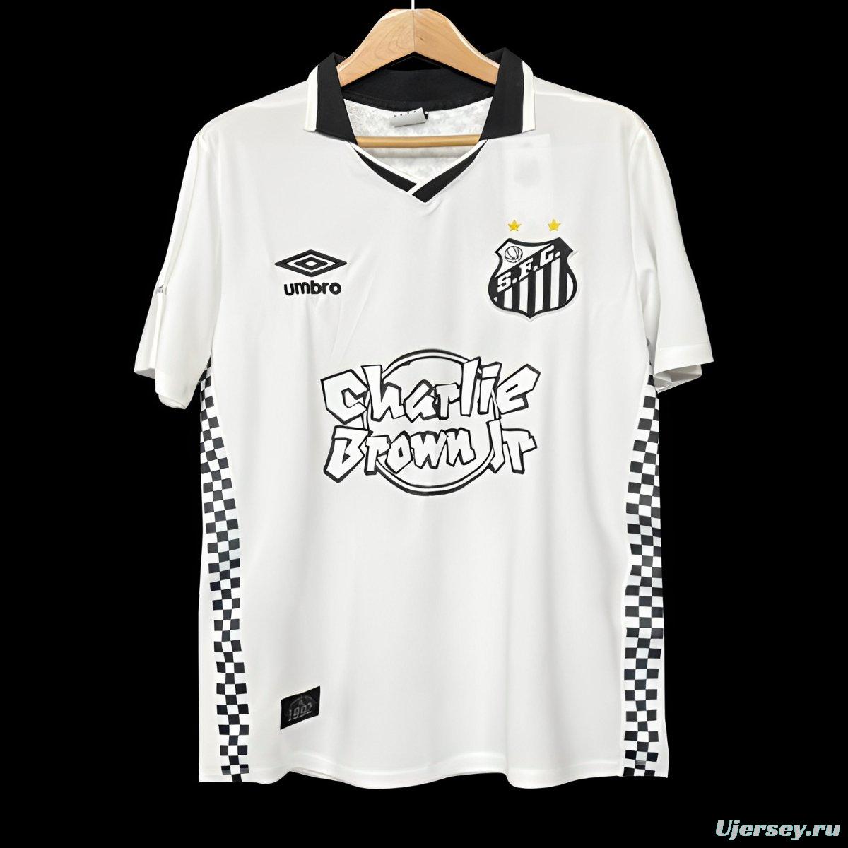 Retro 92/93 Santos Home Jersey