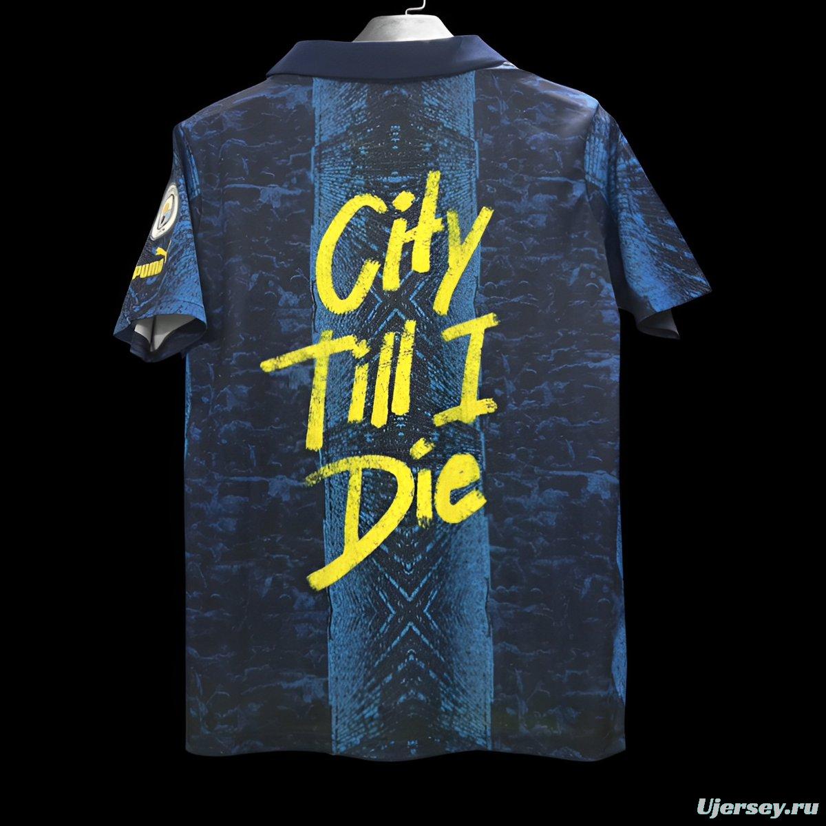 25/26 Manchester City ftblNRGY Special Bright Aqua-Blazing Blue Jersey