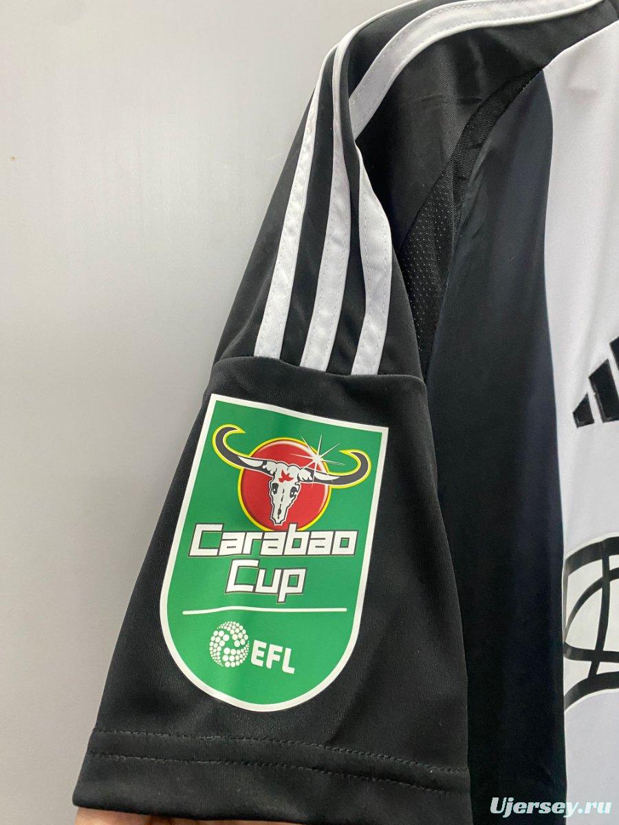 24/25 Newcastle United  CARABAO CUP Final EFL Customized  VS Liverpool Home Jersey