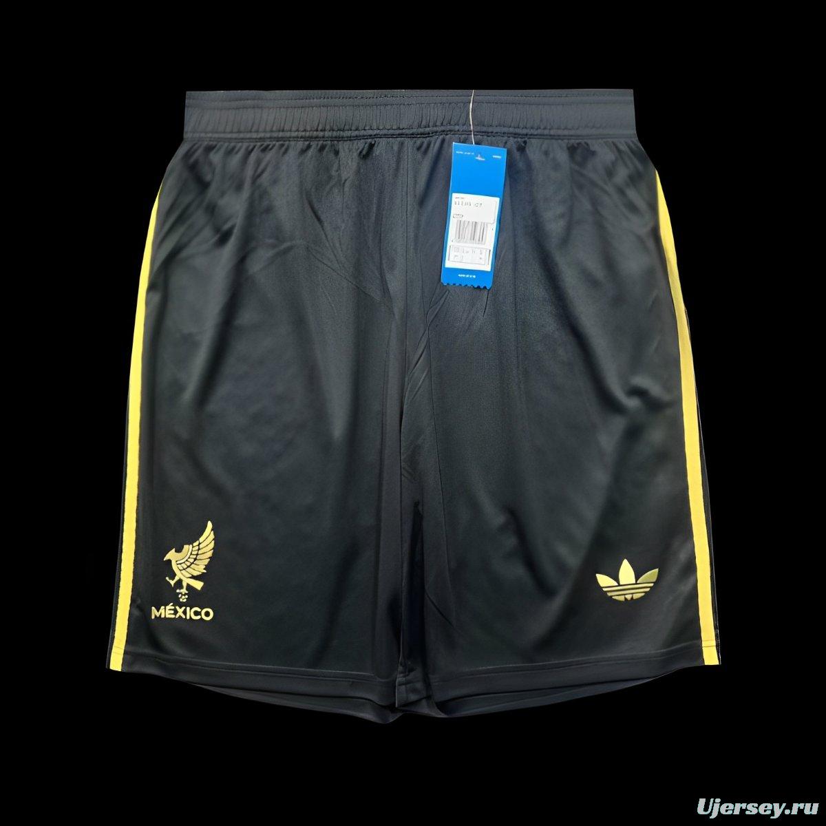 2025 Mexico Gold Cup Black Shorts