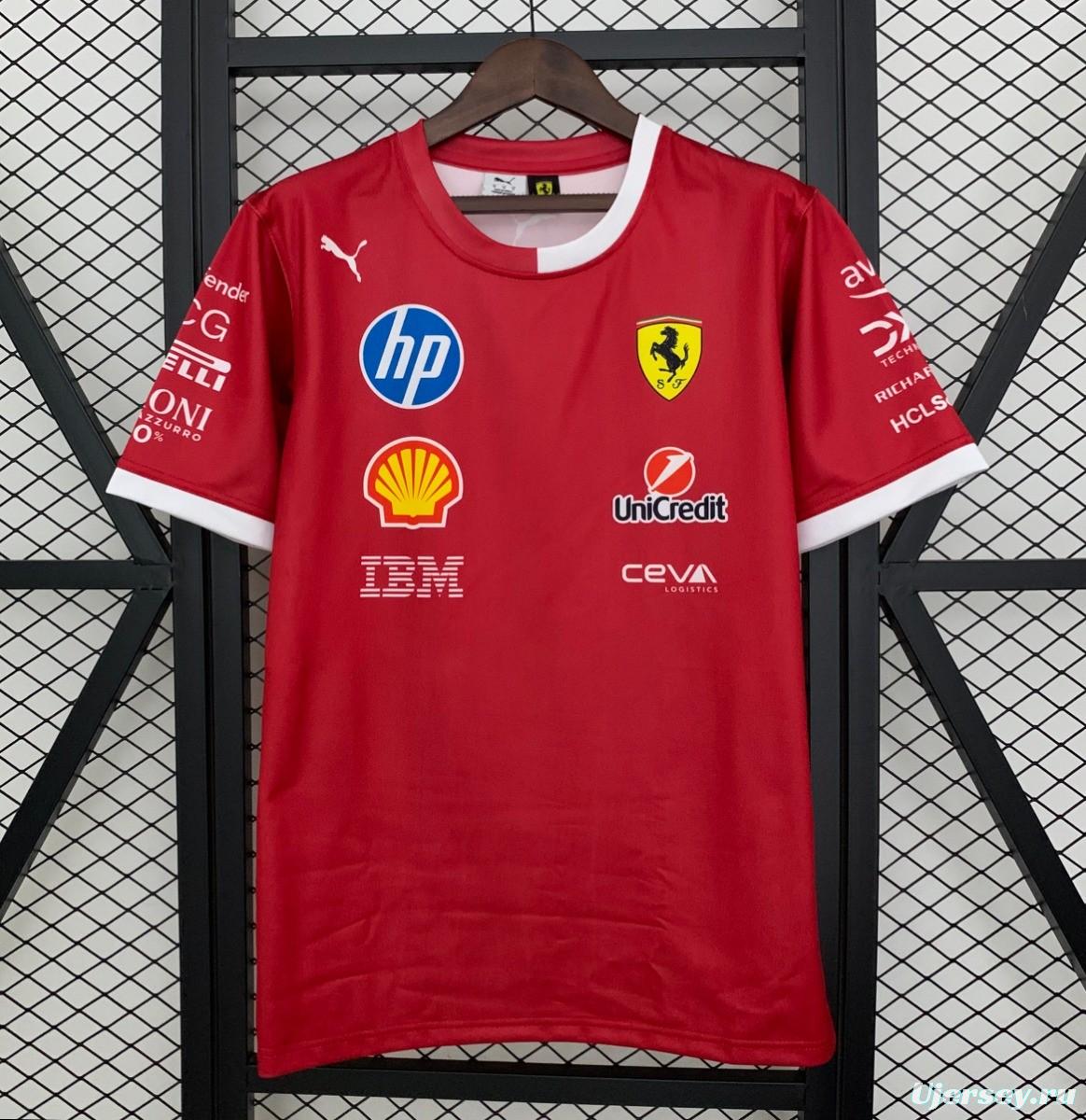 2025 F1 Formula Red T-Shirt