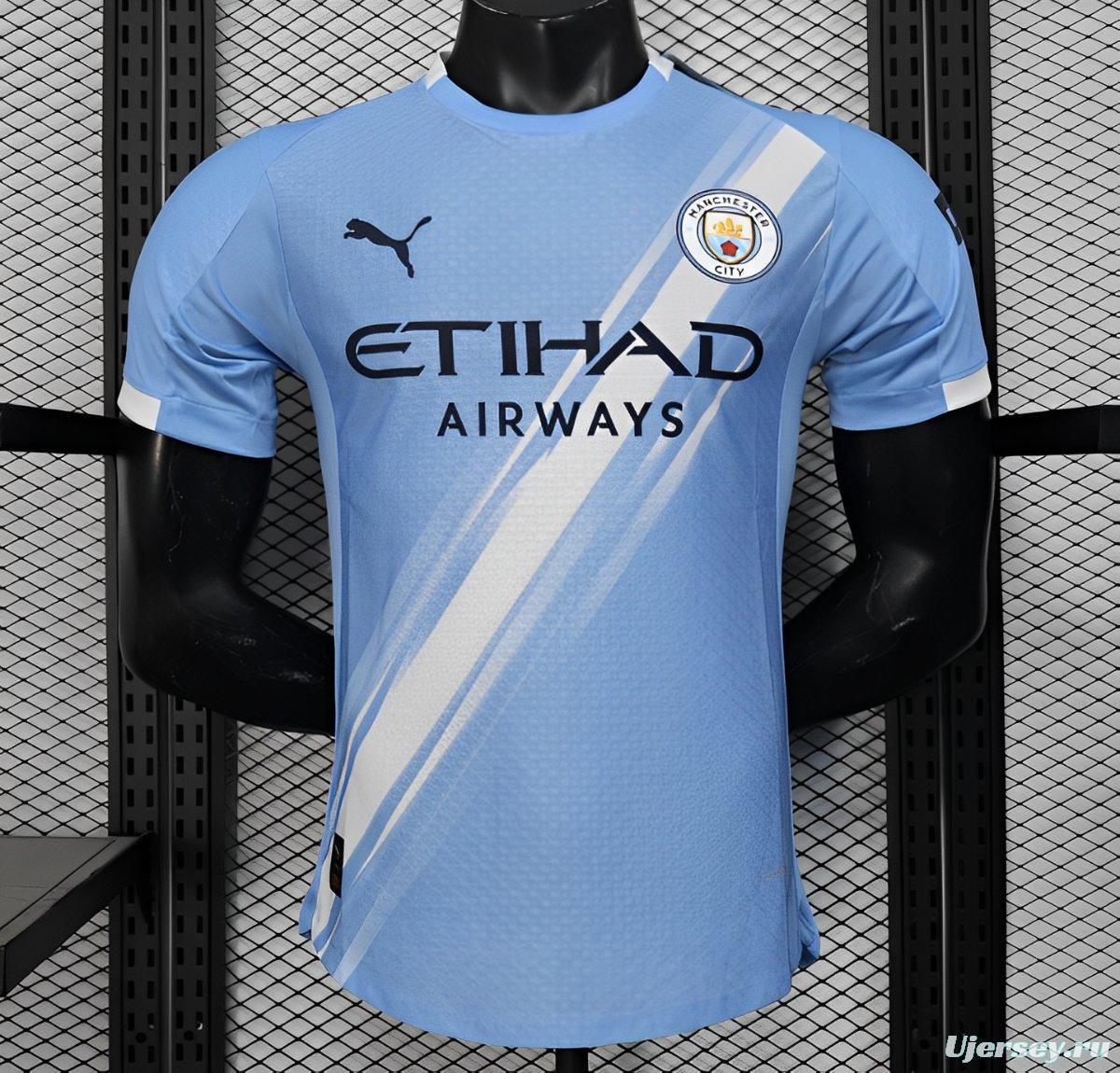 Player Version 25/26 Manchester City Home Jersey
