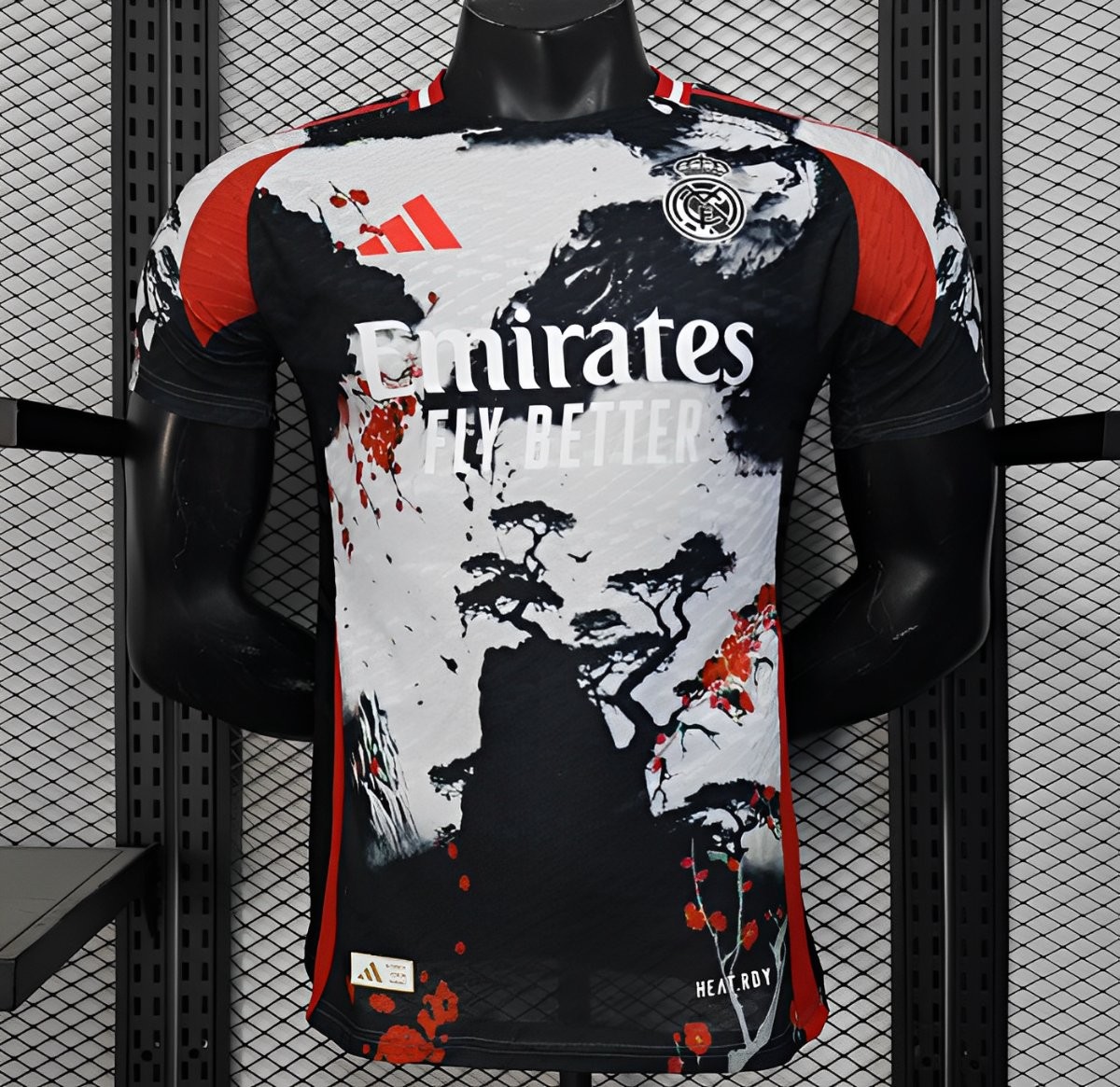 Player Version 25/26 Real Madrid Chinese Ink Painting Style Limited Edition Jersey with Emirates Sponsor