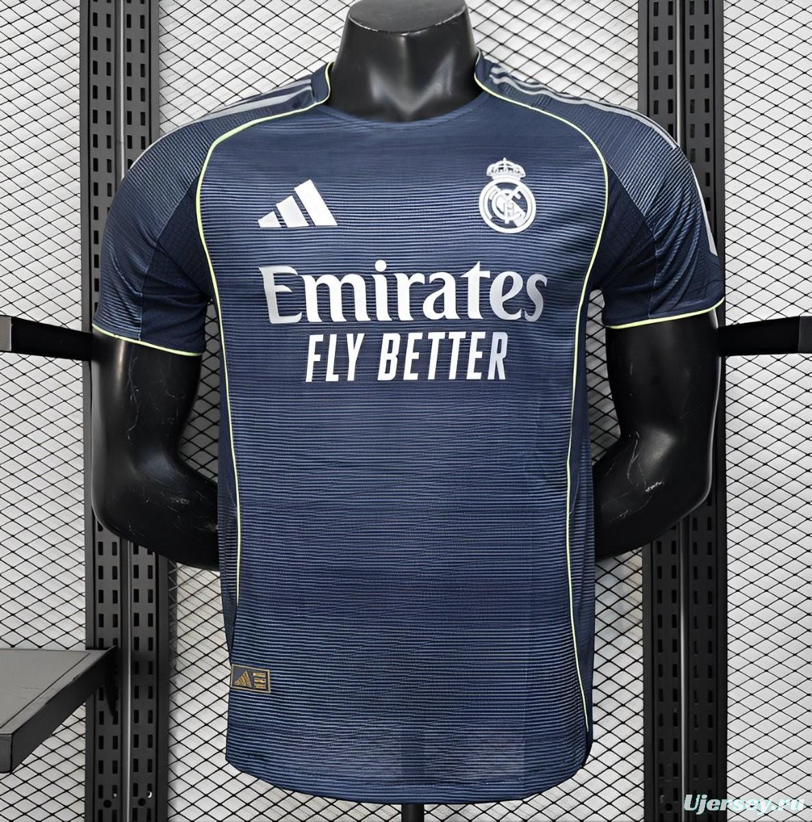 Player Version 25/26 Real Madrid Away Jersey