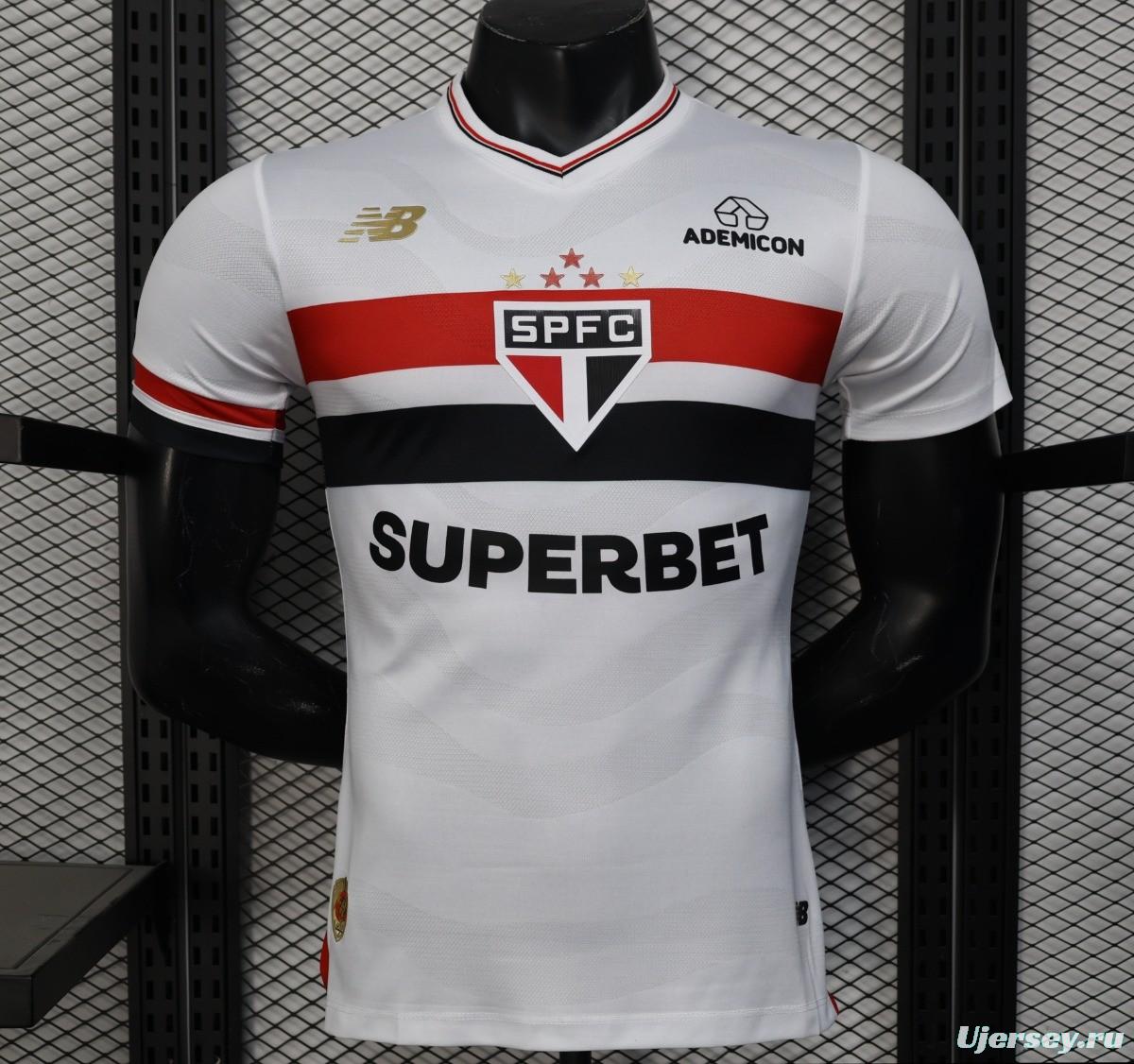 Player Version 25/26 Sao Paulo Home Jersey