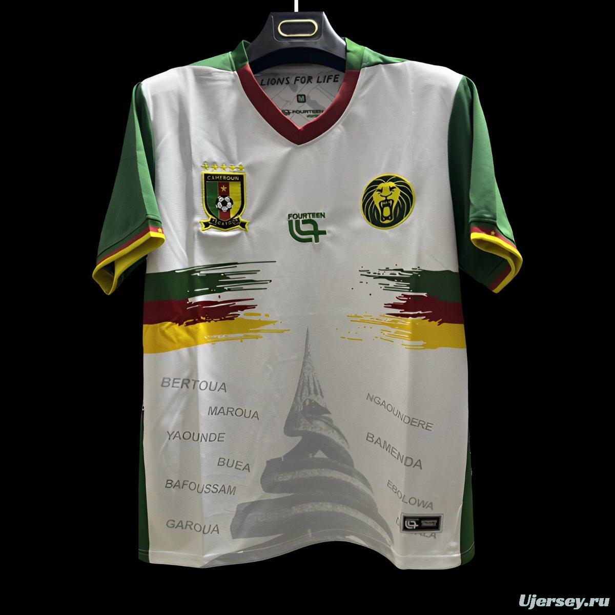2025 Cameroon Third WHITE Jersey
