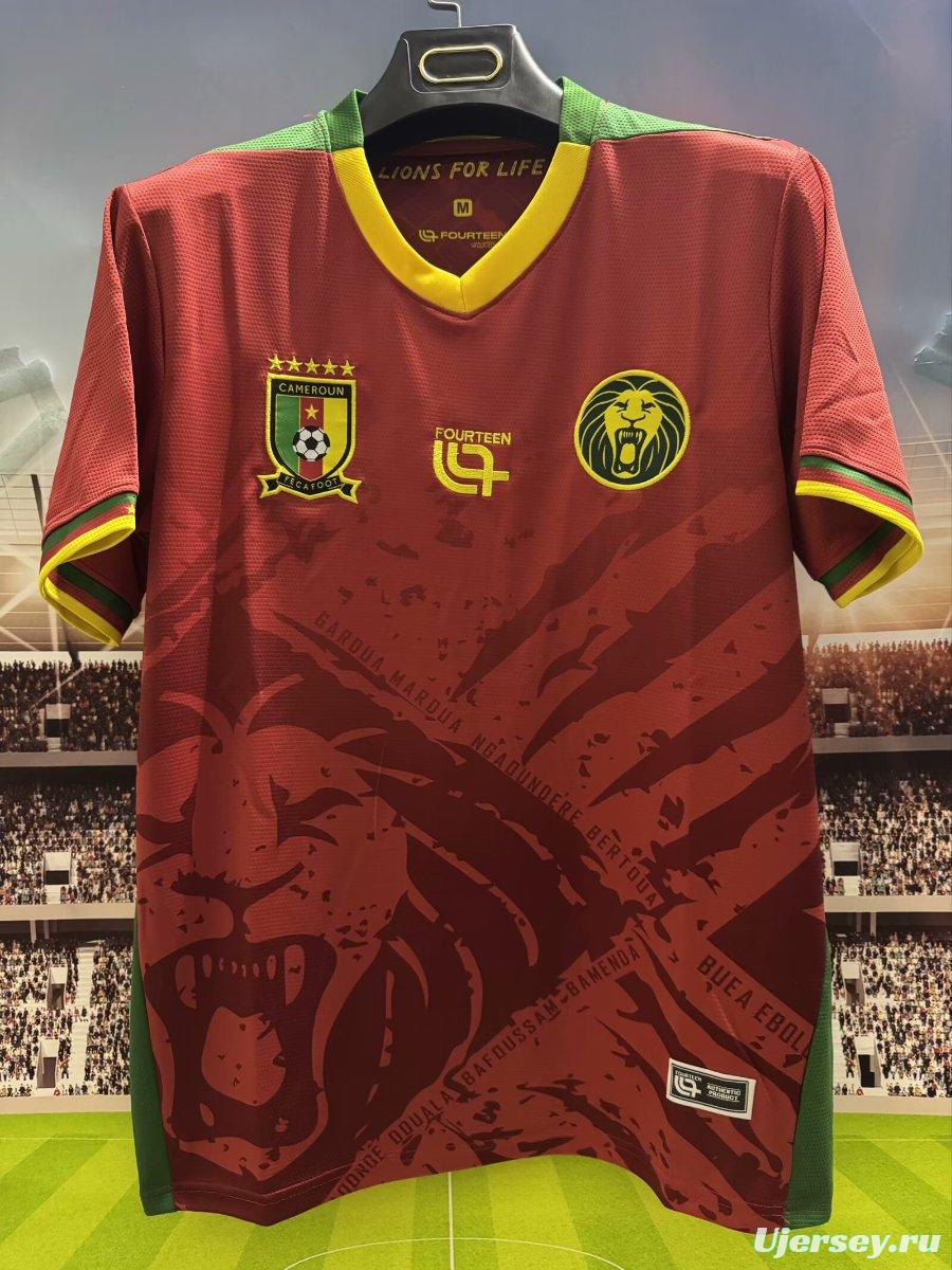 2025 Cameroon Wine Pre-Match Jersey