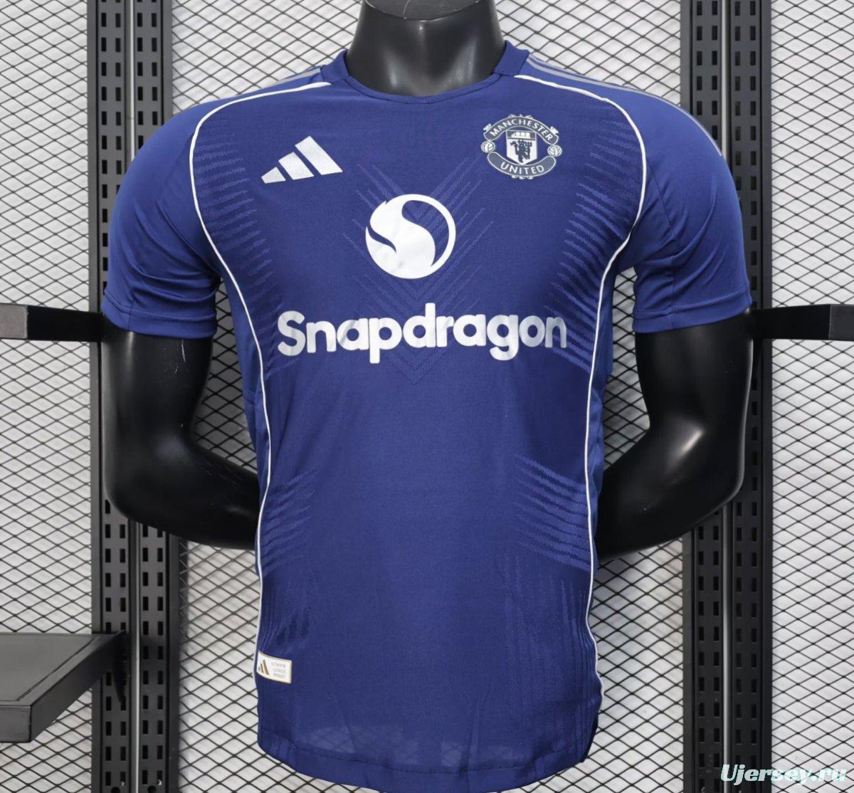 Player Version 25/26 Manchester United Blue Special Jersey