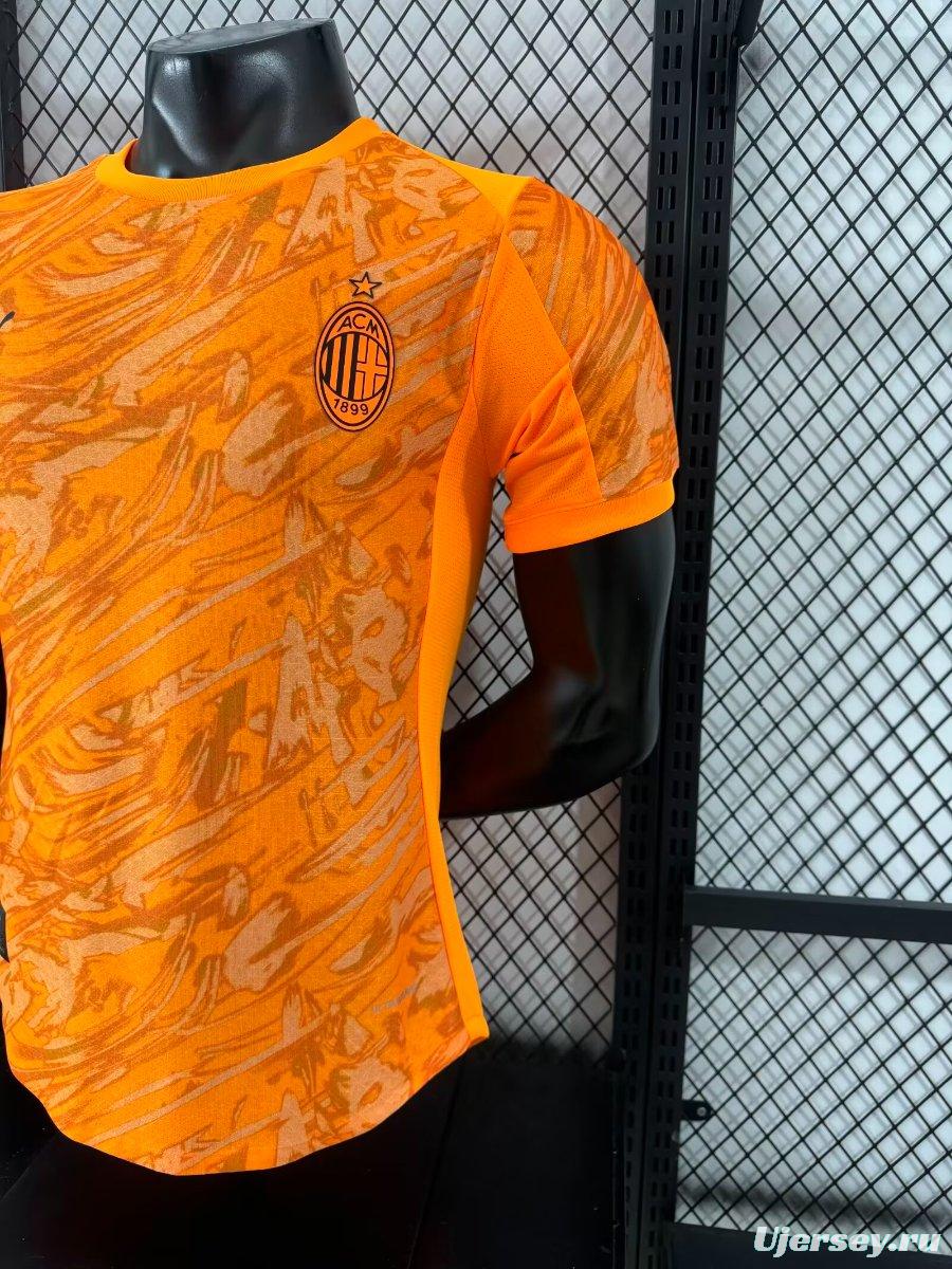 Player Version 25/26 AC Milan Orange Jersey