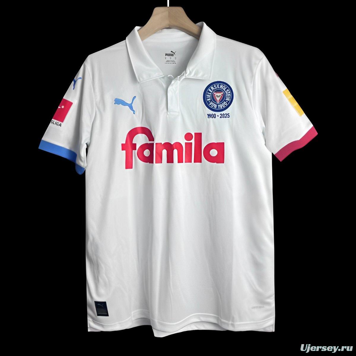 24/25 Holstein Kiel 125Th Anniversary WHITE Jersey