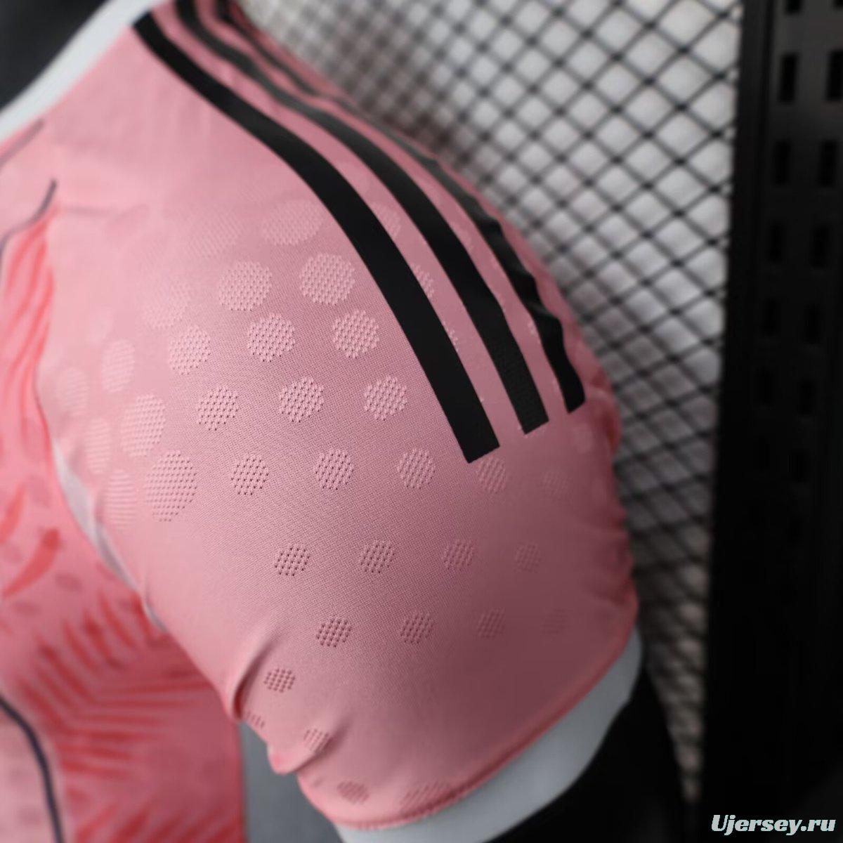 Player Version 25/26 Inter Miami CF Pink with Palm Leaf and Stripes Jersey