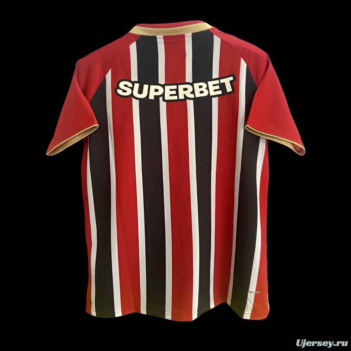 25/26 Sao Paulo Away Jeresy With Full Sponsors