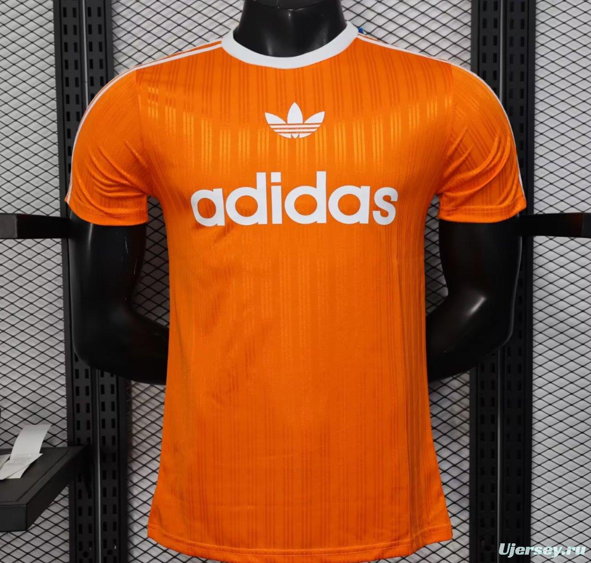 Player Version 2025 Adidas Original Orange Jersey
