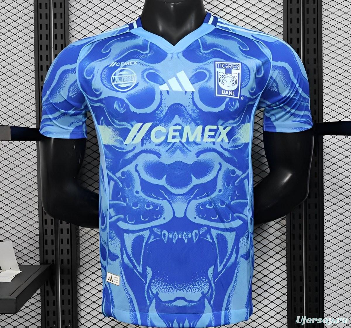 Player Version 25/26 Tigres Away Blue Jersey