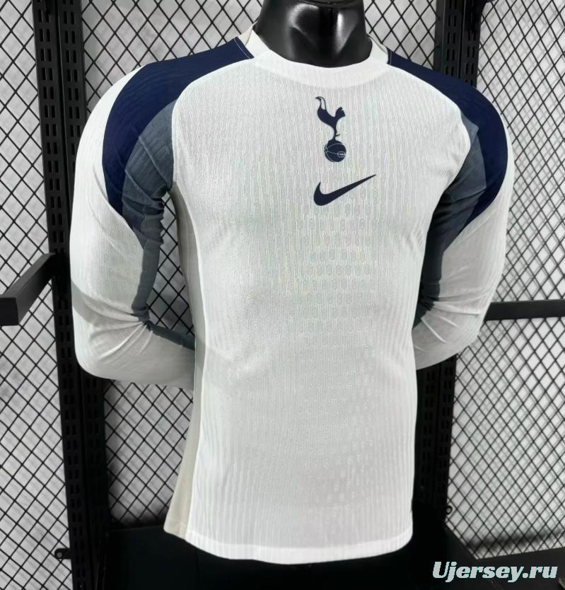Player Version 25/26 Tottenham Hotspur Home Long Sleeve Jersey