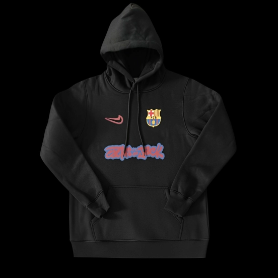 25/26 Barcelona Black Cactus Jack Hoodie -7 Colors