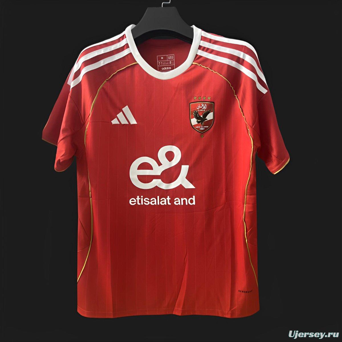 25/26 Al Ahly Home Jersey