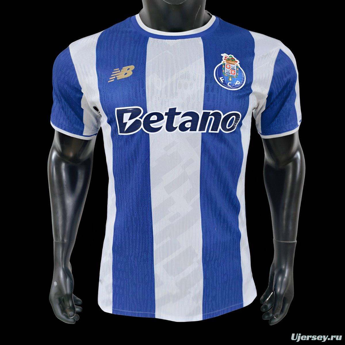 Player Version 25/26 Porto Home Jersey
