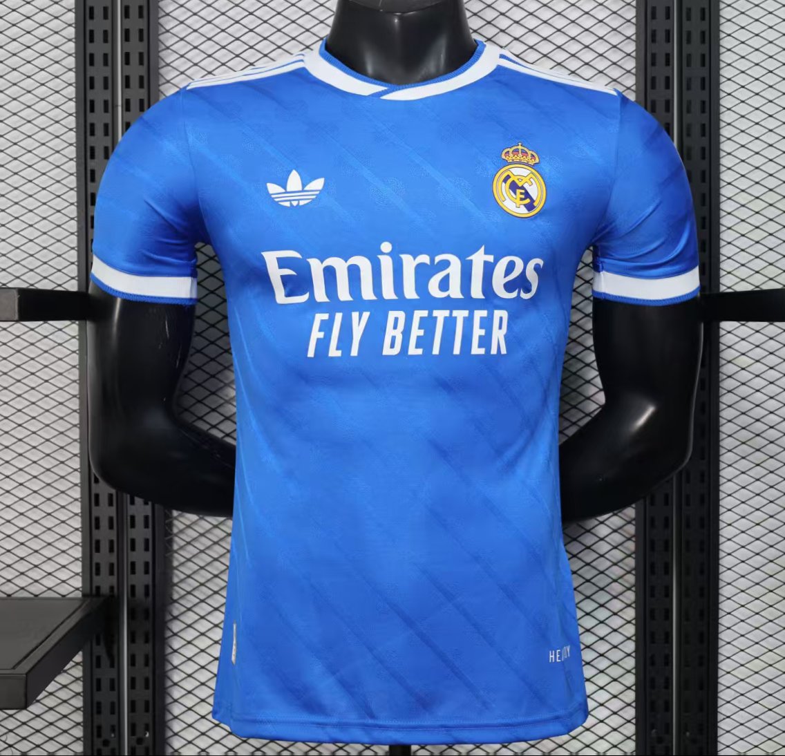 Player Version 25/26 Real Madrid Third Blue Jersey