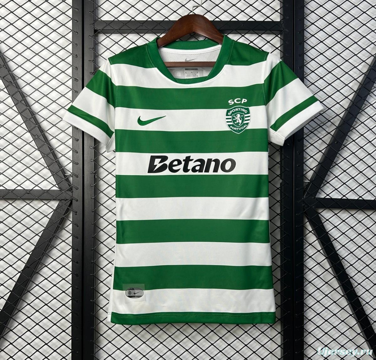 25/26 Women Sporting Lisbon Home Jersey