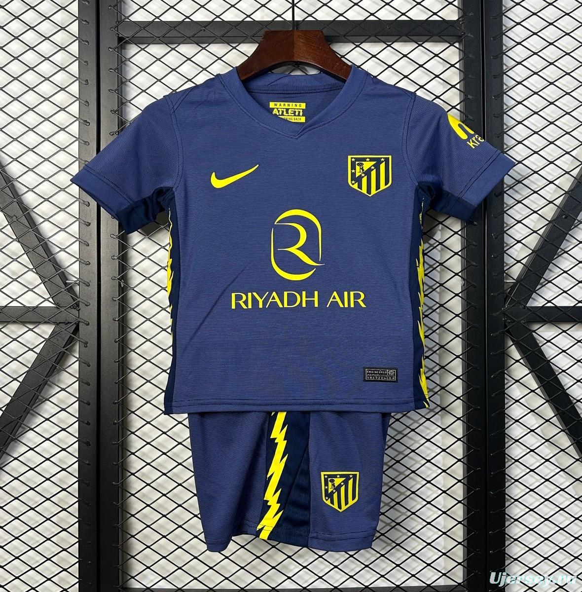 25/26 Kids Atletico Madrid Away Size 16-28 Jersey