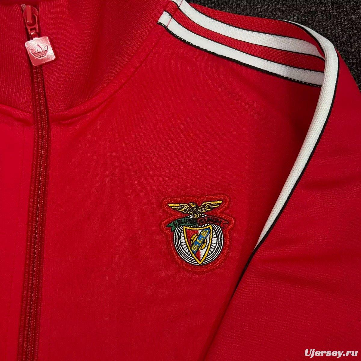 25/26 Benfica Red Full Zipper Tracksuit + Long Pants