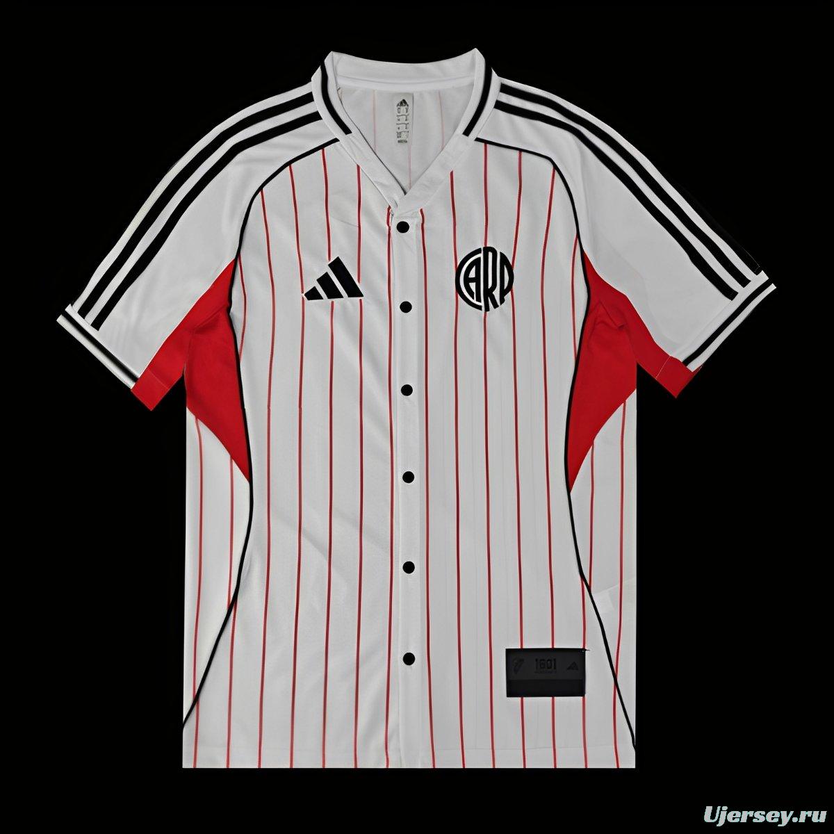 25/26 River Plate US Pack Baseball Jersey