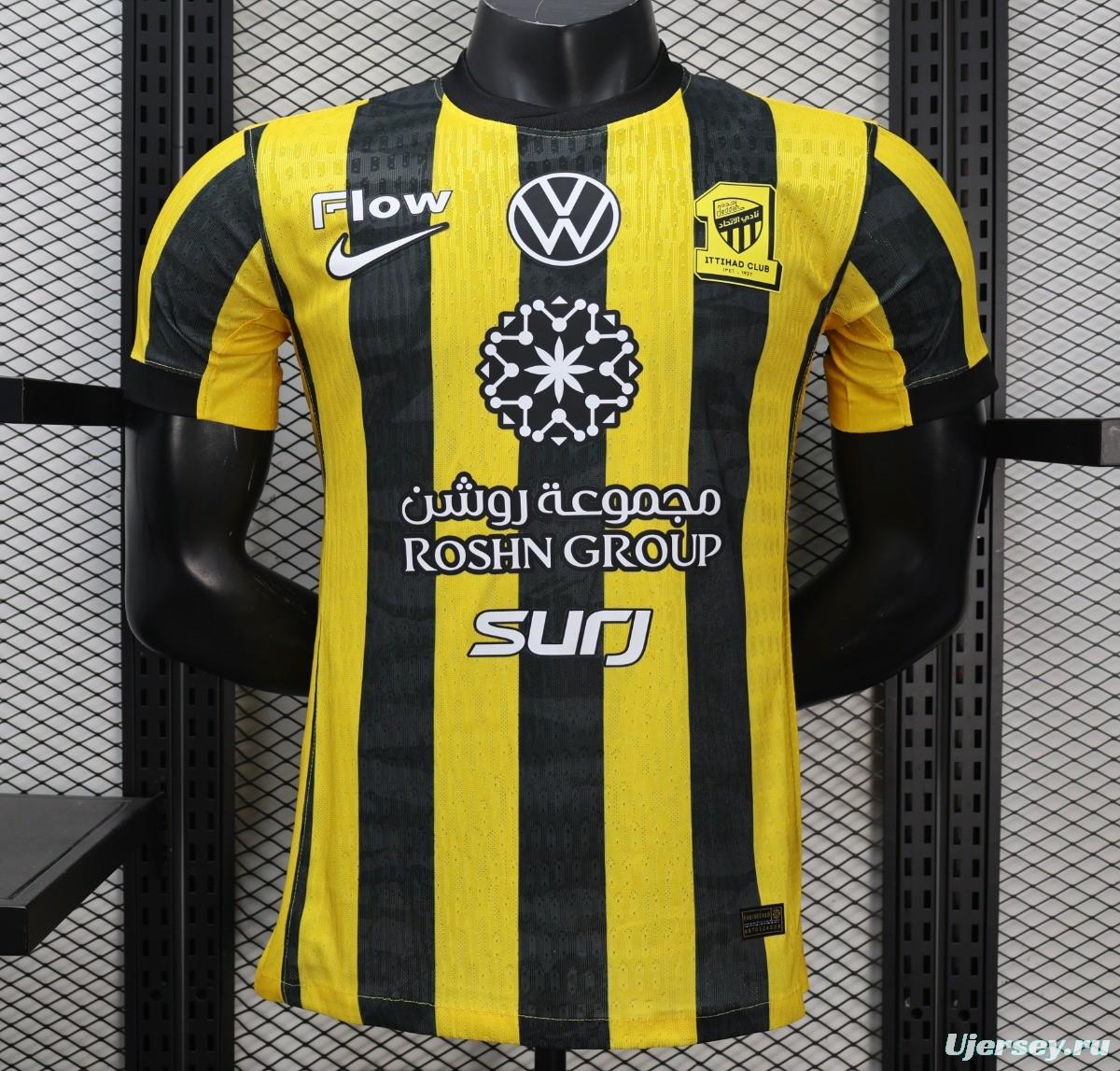 Player Version 25/26 Al-Ittihad Home Jersey