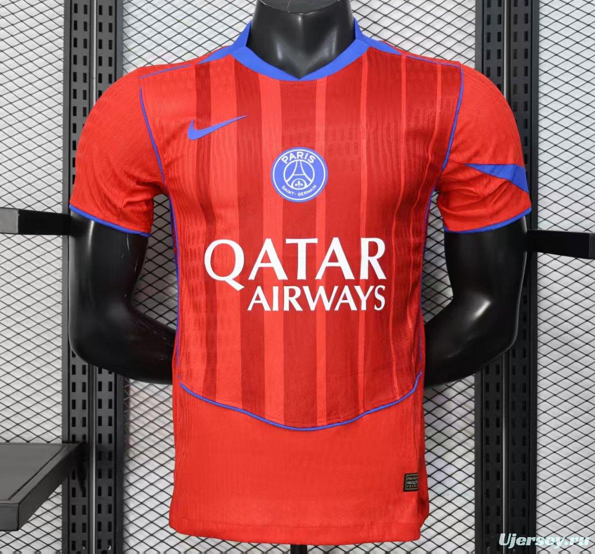 Player Version 25/26 PSG Third Red Jersey