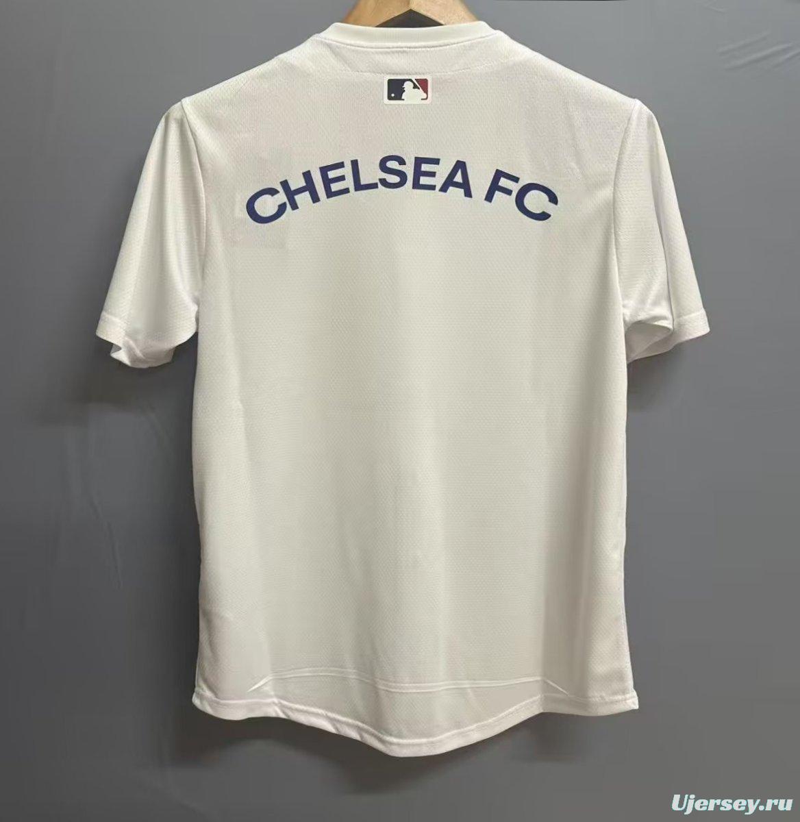 25/26 Chelsea US Pack Baseball WHITE Jersey
