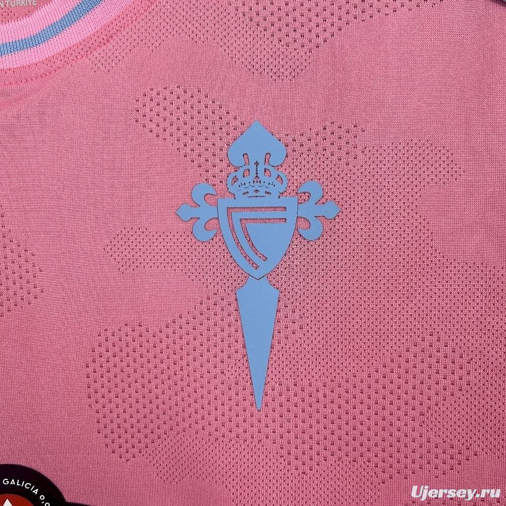 25/26 Celta de Vigo Third Pink Jersey