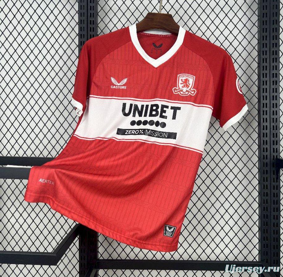 25/26 Middlesbrough Home Jersey