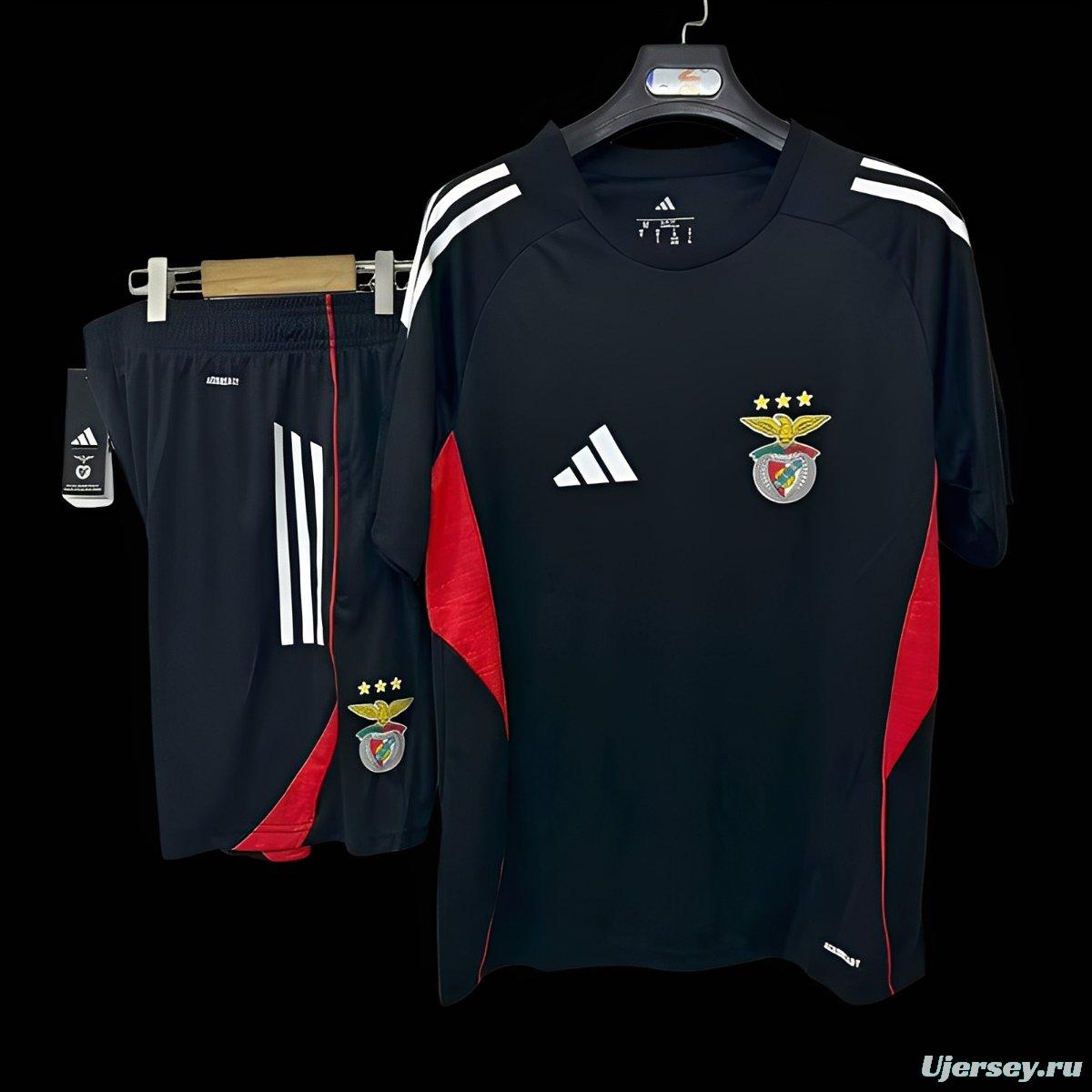 25/26 Benfica Black Training Jersey + Shorts