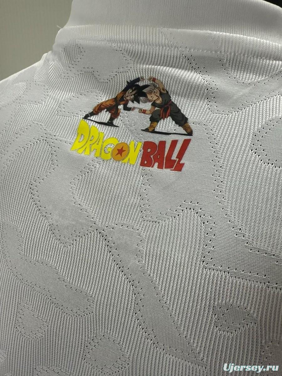 Player Version 25/26 PSG x Dragon Ball White Special Jersey