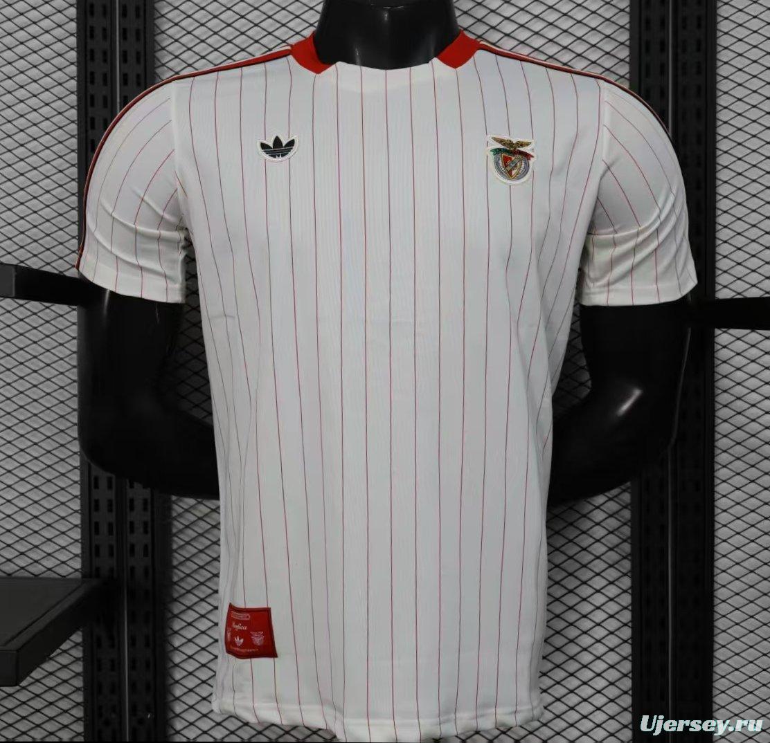 Player Version 25/26 Benfica White Casual Jersey