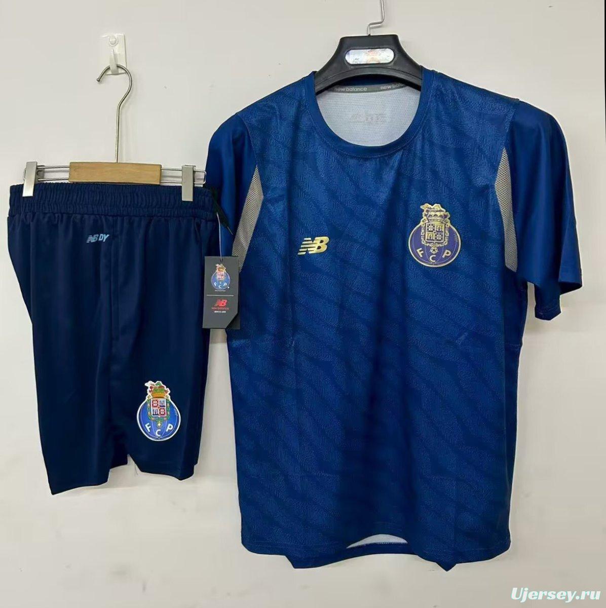 25-26 Porto Training Jersey Navy Blue+Shorts