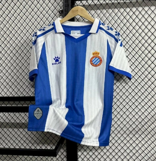 2025/26 Mens RCD Espanyol Home Jersey