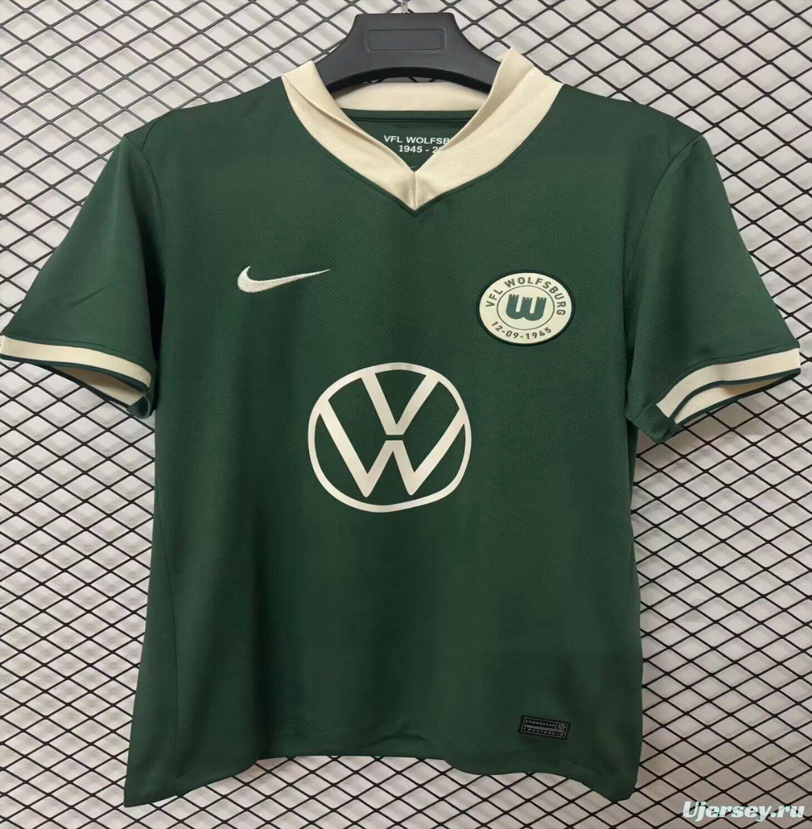 25/26 VFL Wolfsburg 80Th Anniversary Green Special Jersey