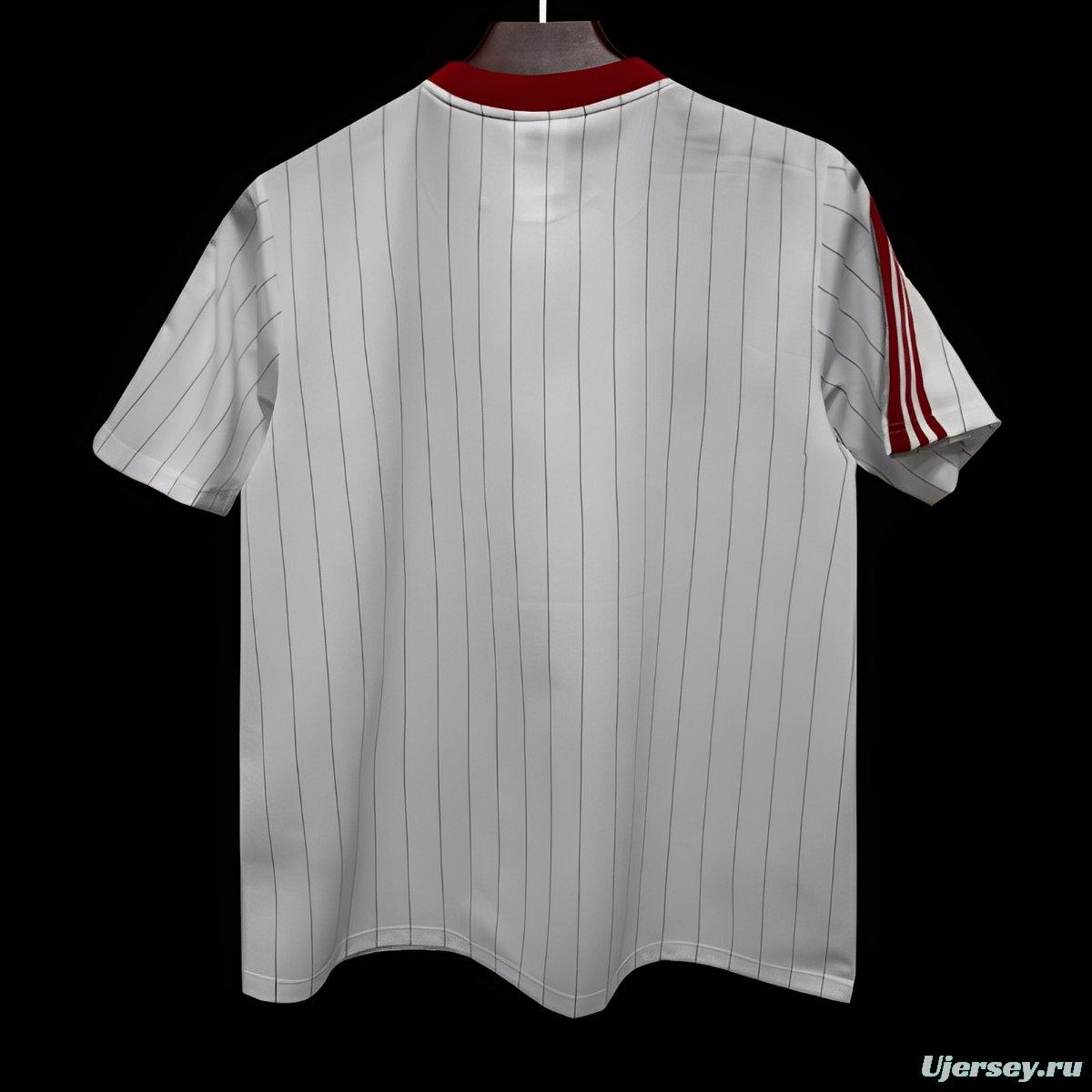 25/26 Manchester United Adidas Original Terrace Icons WHITE Jersey