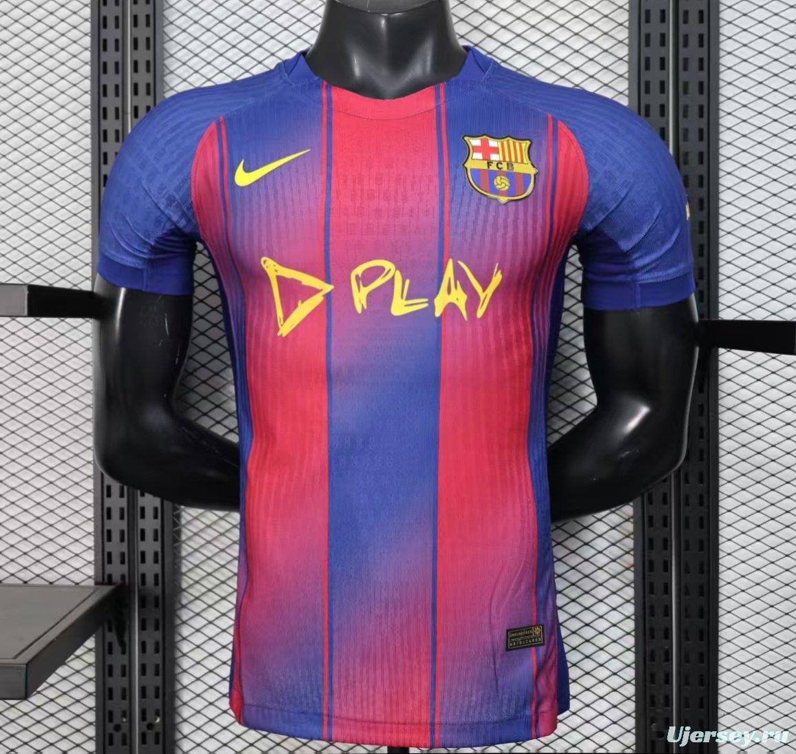 Player Version 25/26 BARCELONA x ED SHEERAN SIGNEE Edition Jersey