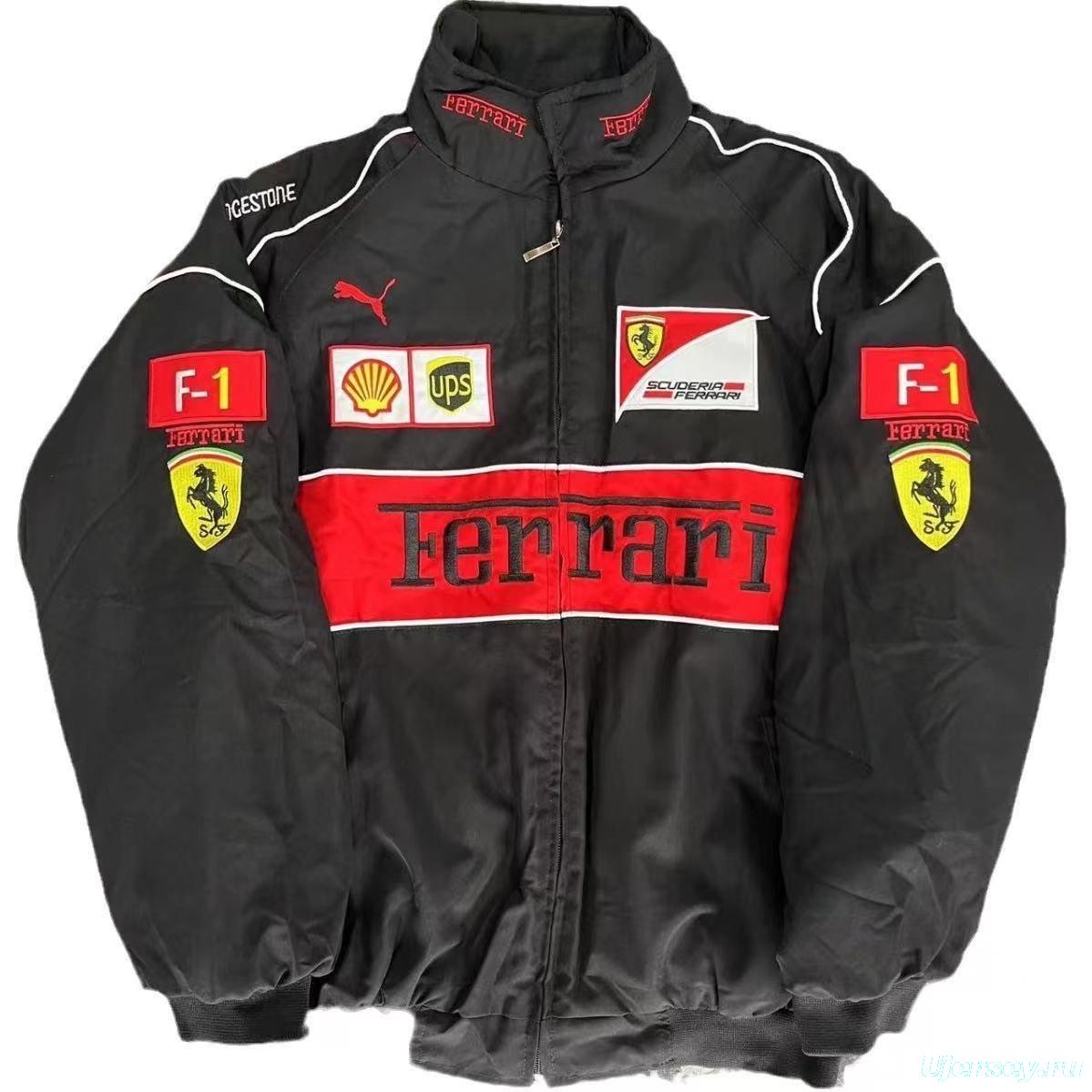 2025 New Adult F1 MOTO Jacket Ebroidered Cotton Padded F 1 Racing Jacket