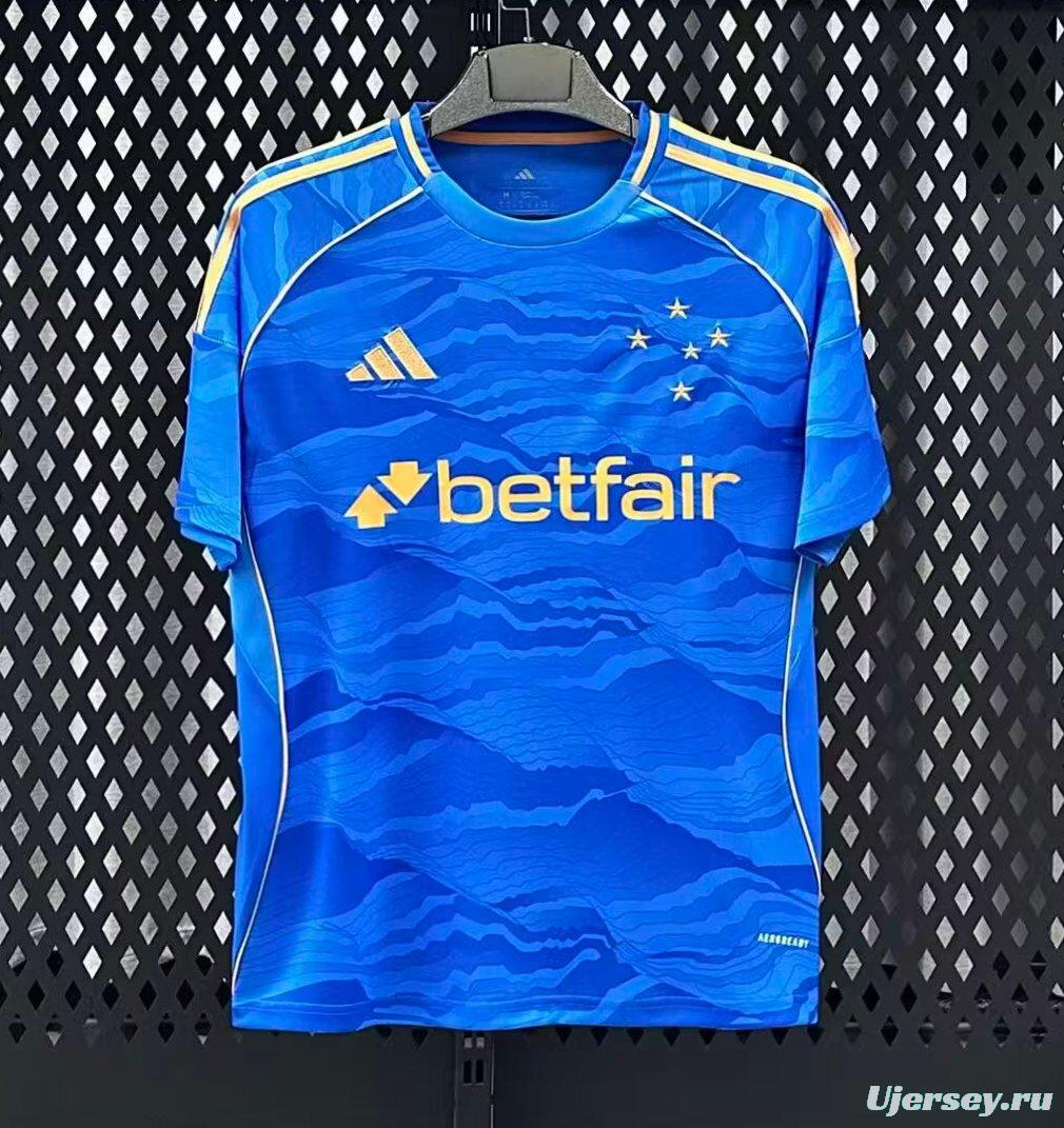 25/26 Cruzeiro Third Blue Jersey