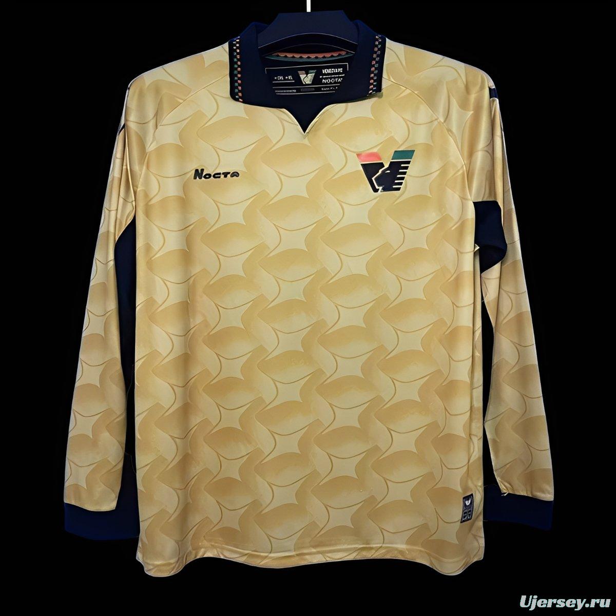 25/26 Kids Venezia Golden Goalkeeper Long Sleeve Jersey