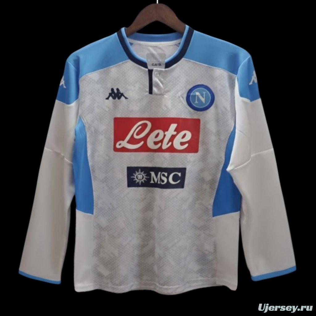 Retro 19/20 Napoli Away Long Sleeve Jersey