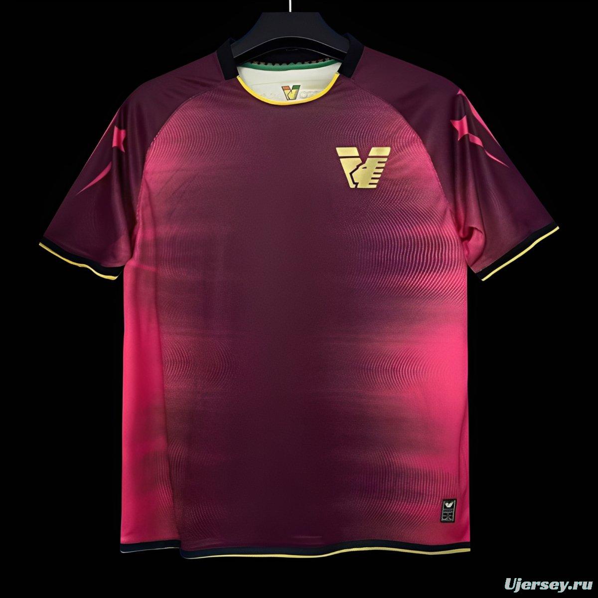 25/26 Venezia Burgundy Pre-Match Jersey