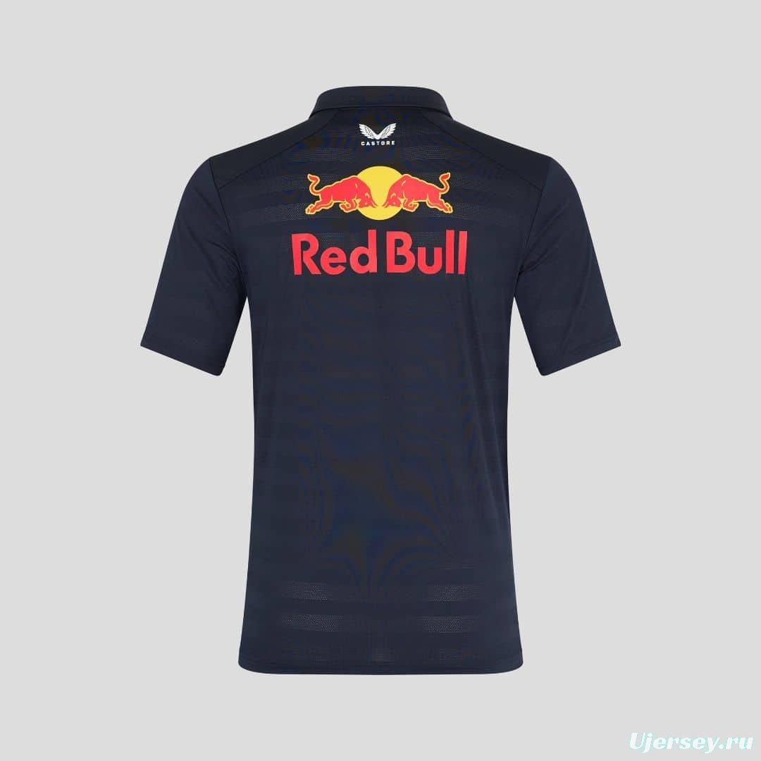 2025 F1 Oracle Red Bull Racing Navy Team Polo Shirt